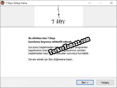 7 Days oyunun tam çevirisi