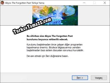 Abyss The Forgotten Past oyunun tam çevirisi