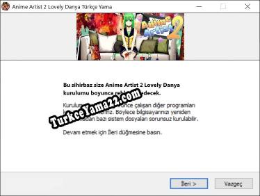 Anime Artist 2 Lovely Danya oyunun tam çevirisi