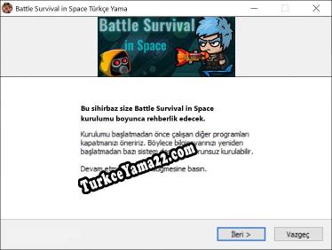 Battle Survival in Space oyunun tam çevirisi