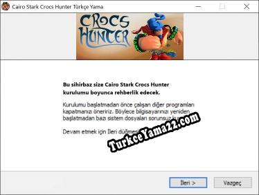 Cairo Stark Crocs Hunter oyunun tam çevirisi