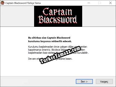 Captain Blacksword oyunun tam çevirisi