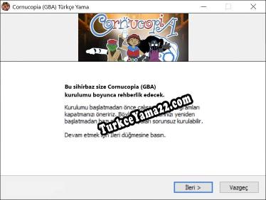 Cornucopia (GBA) oyunun tam çevirisi