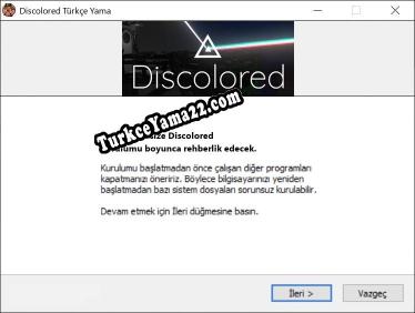 Discolored oyunun tam çevirisi