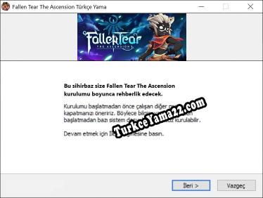 Fallen Tear The Ascension oyunun tam çevirisi