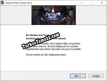 Farplane Relic oyunun tam çevirisi