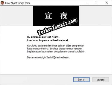 Float Night oyunun tam çevirisi