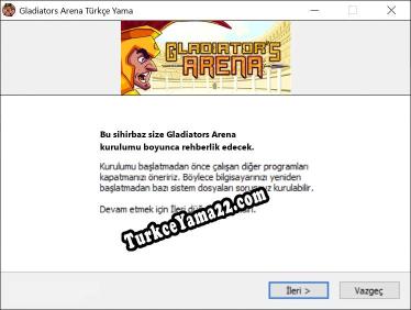 Gladiators Arena oyunun tam çevirisi