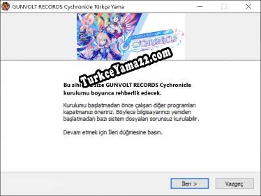 GUNVOLT RECORDS Cychronicle oyunun tam çevirisi