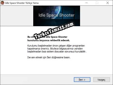 Idle Space Shooter oyunun tam çevirisi