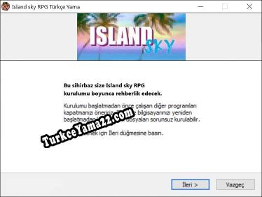 Island sky RPG oyunun tam çevirisi