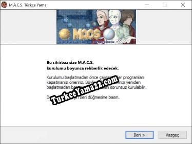 M.A.C.S. oyunun tam çevirisi