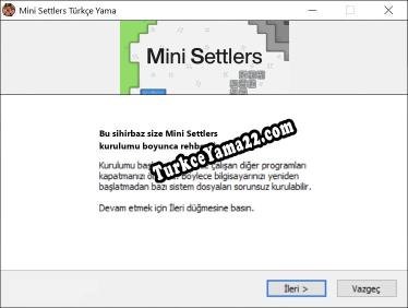 Mini Settlers oyunun tam çevirisi
