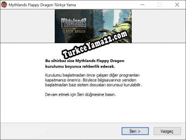 Mythlands Flappy Dragon oyunun tam çevirisi