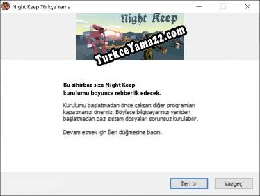 Night Keep oyunun tam çevirisi