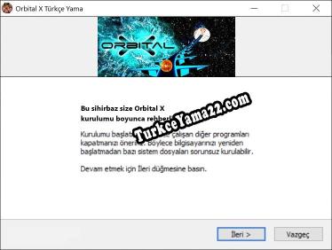 Orbital X oyunun tam çevirisi