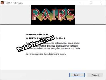 Pairs oyunun tam çevirisi