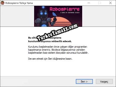 Robospierre oyunun tam çevirisi
