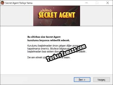 Secret Agent oyunun tam çevirisi