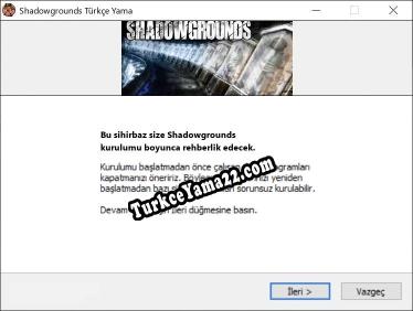 Shadowgrounds oyunun tam çevirisi
