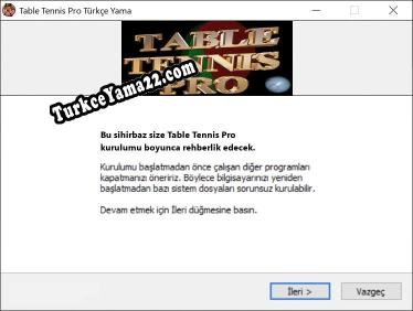 Table Tennis Pro oyunun tam çevirisi