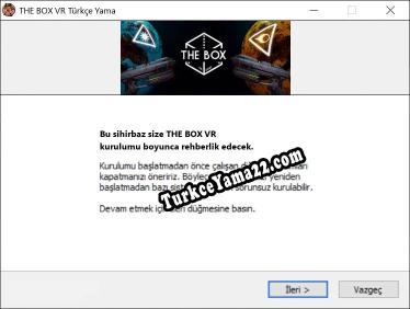 THE BOX VR oyunun tam çevirisi