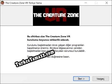 The Creature Zone VR oyunun tam çevirisi