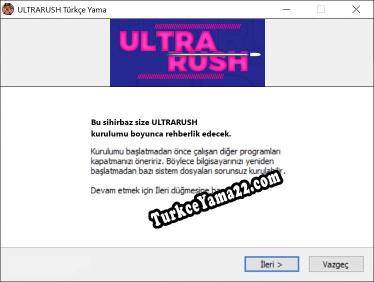 ULTRARUSH oyunun tam çevirisi