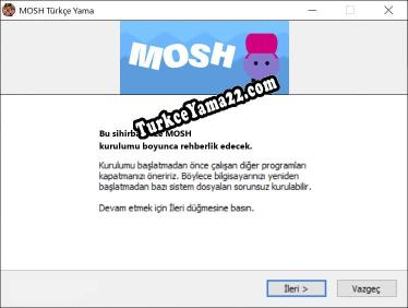MOSH oyunun tam çevirisi