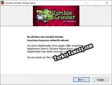 Zombie Grinder oyunun tam çevirisi
