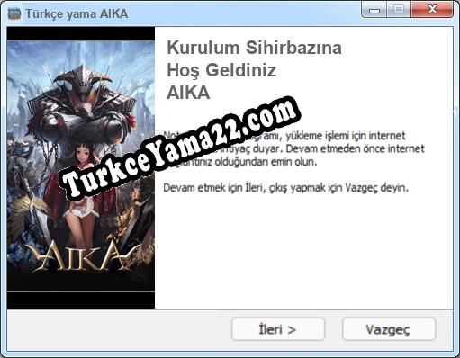 AIKA oyunun tam çevirisi