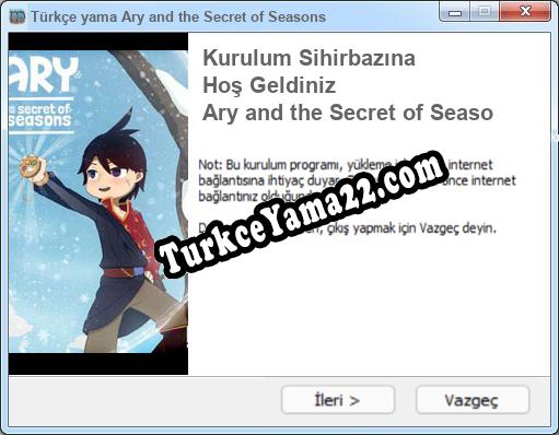 Ary and the Secret of Seasons oyunun tam çevirisi