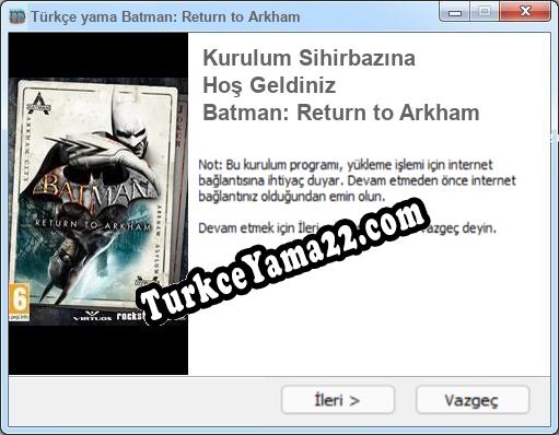 Batman: Return to Arkham oyunun tam çevirisi