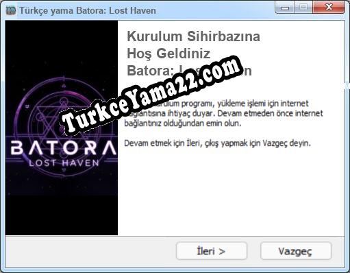 Batora: Lost Haven oyunun tam çevirisi