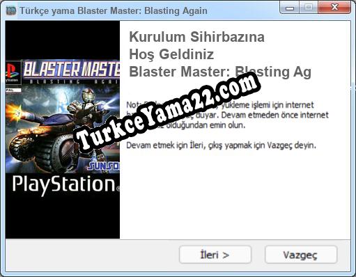 Blaster Master: Blasting Again oyunun tam çevirisi