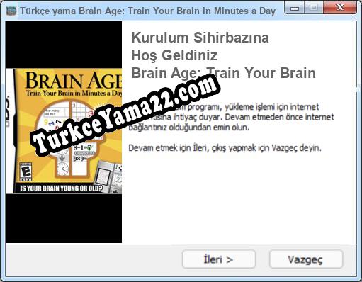 Brain Age: Train Your Brain in Minutes a Day oyunun tam çevirisi