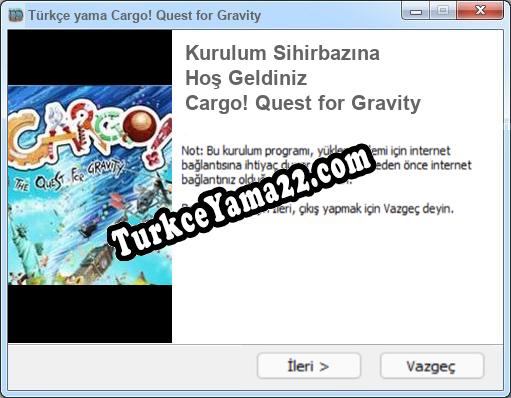 Cargo! Quest for Gravity oyunun tam çevirisi