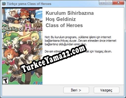 Class of Heroes oyunun tam çevirisi