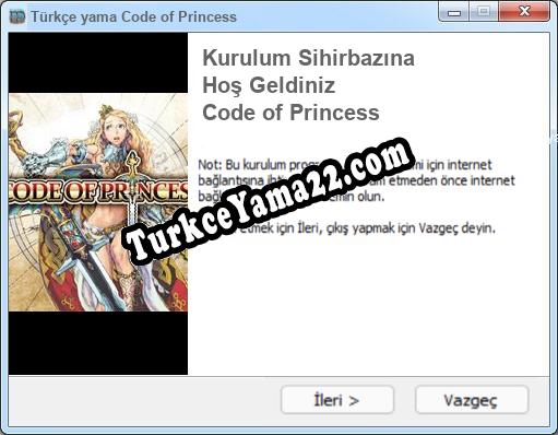 Code of Princess oyunun tam çevirisi