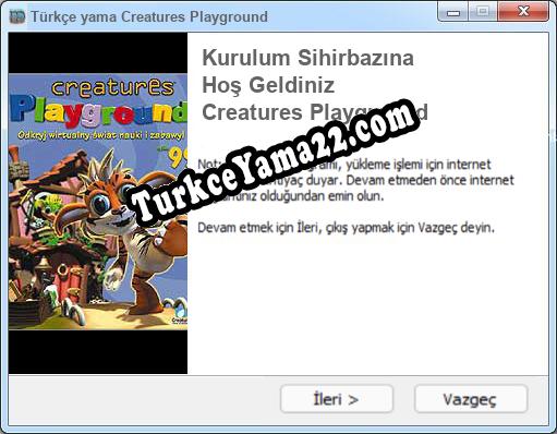 Creatures Playground oyunun tam çevirisi