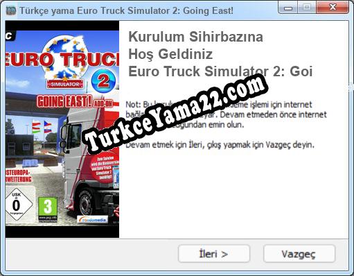 Euro Truck Simulator 2: Going East! oyunun tam çevirisi