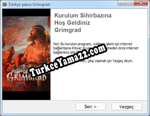 Grimgrad oyunun tam çevirisi