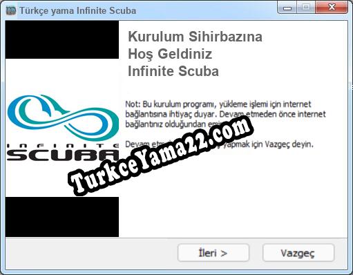 Infinite Scuba oyunun tam çevirisi