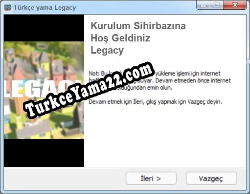 Legacy oyunun tam çevirisi