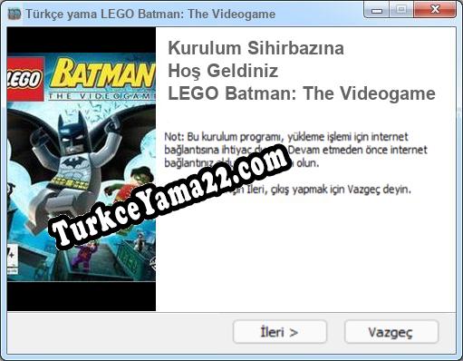 LEGO Batman: The Videogame oyunun tam çevirisi