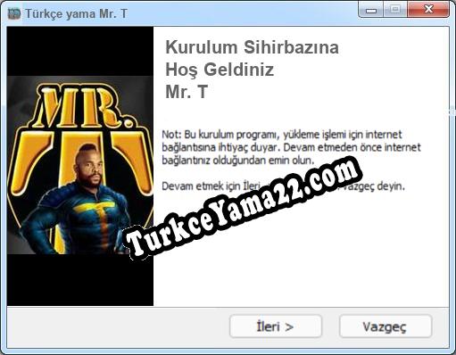 Mr. T oyunun tam çevirisi