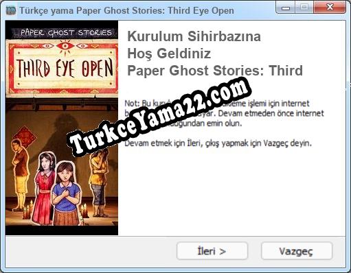 Paper Ghost Stories: Third Eye Open oyunun tam çevirisi