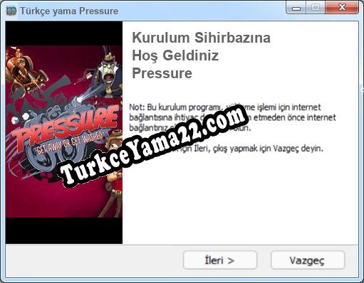 Pressure oyunun tam çevirisi