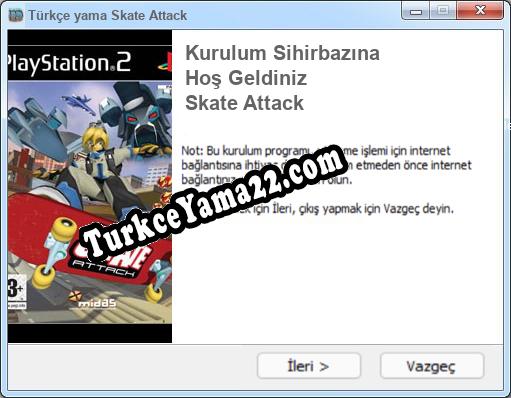 Skate Attack oyunun tam çevirisi