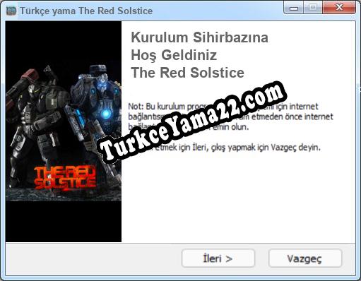 The Red Solstice oyunun tam çevirisi
